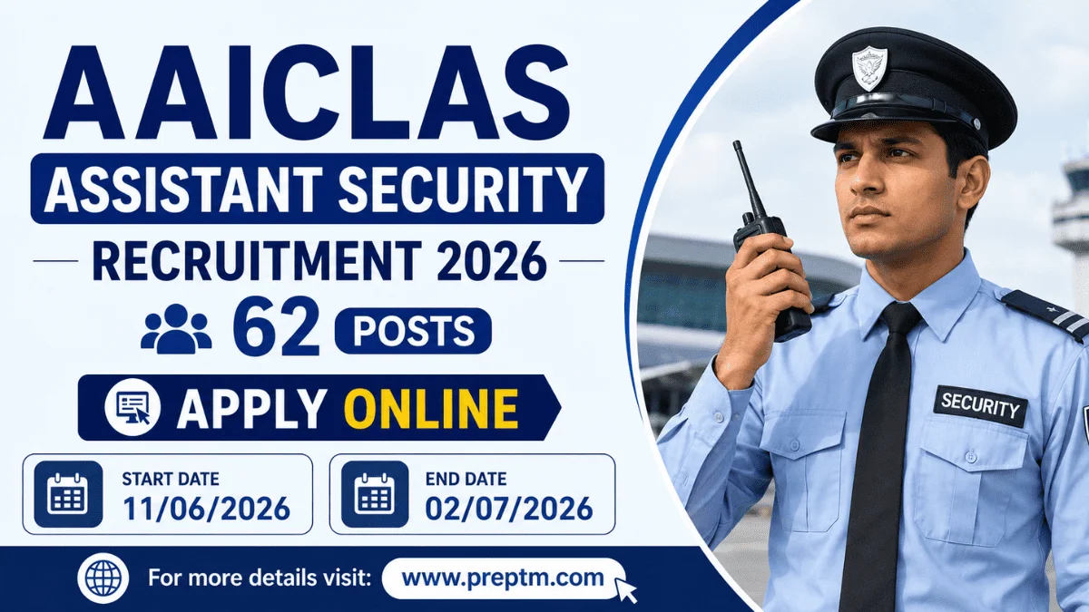AAICLAS Assistant Security Recruitment 2026: Apply Online for 62 Posts